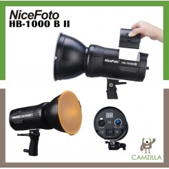 NiceFoto 100W HB-1000B II Battery powered COB LED Video Light for Photo professional video light 5600K